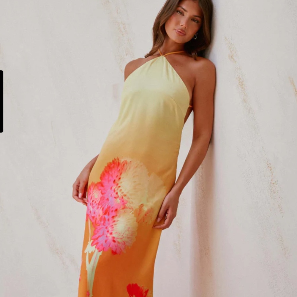 Floral Maxi Dress (NEW--NEVER WORN)